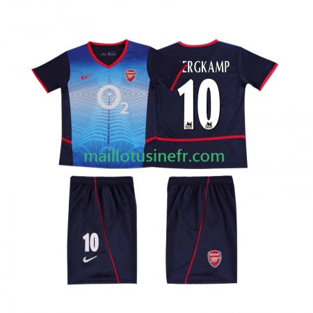 Maillot de Foot Arsenal BERGKAMP 10 2004 Extérieur Retro 2002 - Enfant Maillot de Foot Arsenal BERGKAMP 10 2004 Extérieur Retro 2002 - Enfant